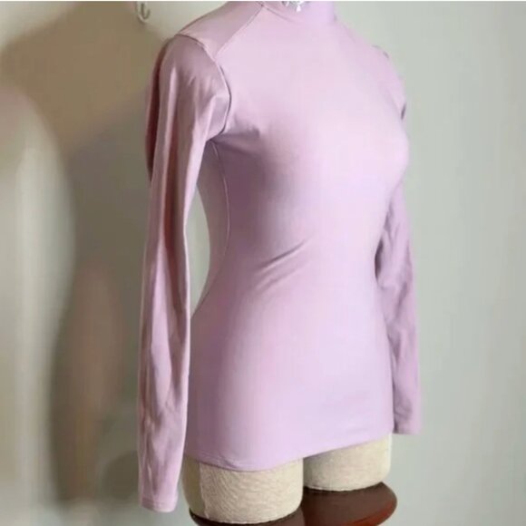 Under Armour Girl's Cold Gear Thermal Mock Turtle Neck Base Layer Size Medium - Picture 3 of 7